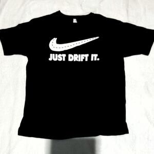 Drift it swoosh racing men's XL black T-shirt hobby sports